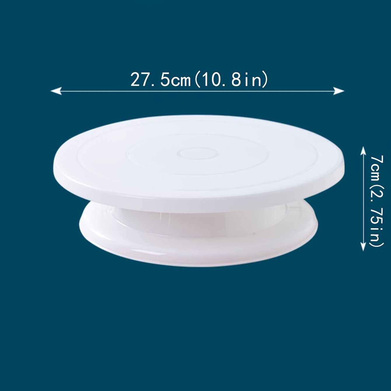 Cake Decorating Tool Set with Rotary Turntable and Flower Mounting for Baking