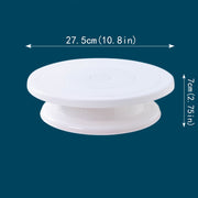 Juego de herramientas para decorar pasteles con plato giratorio y soporte para flores para hornear