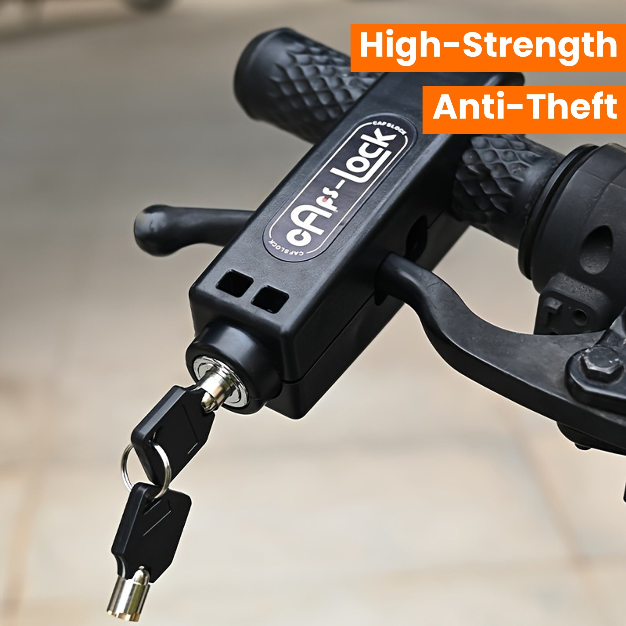 Portable Anti-Theft Lock for Bicycle and Motorcycle High-Strength ABS