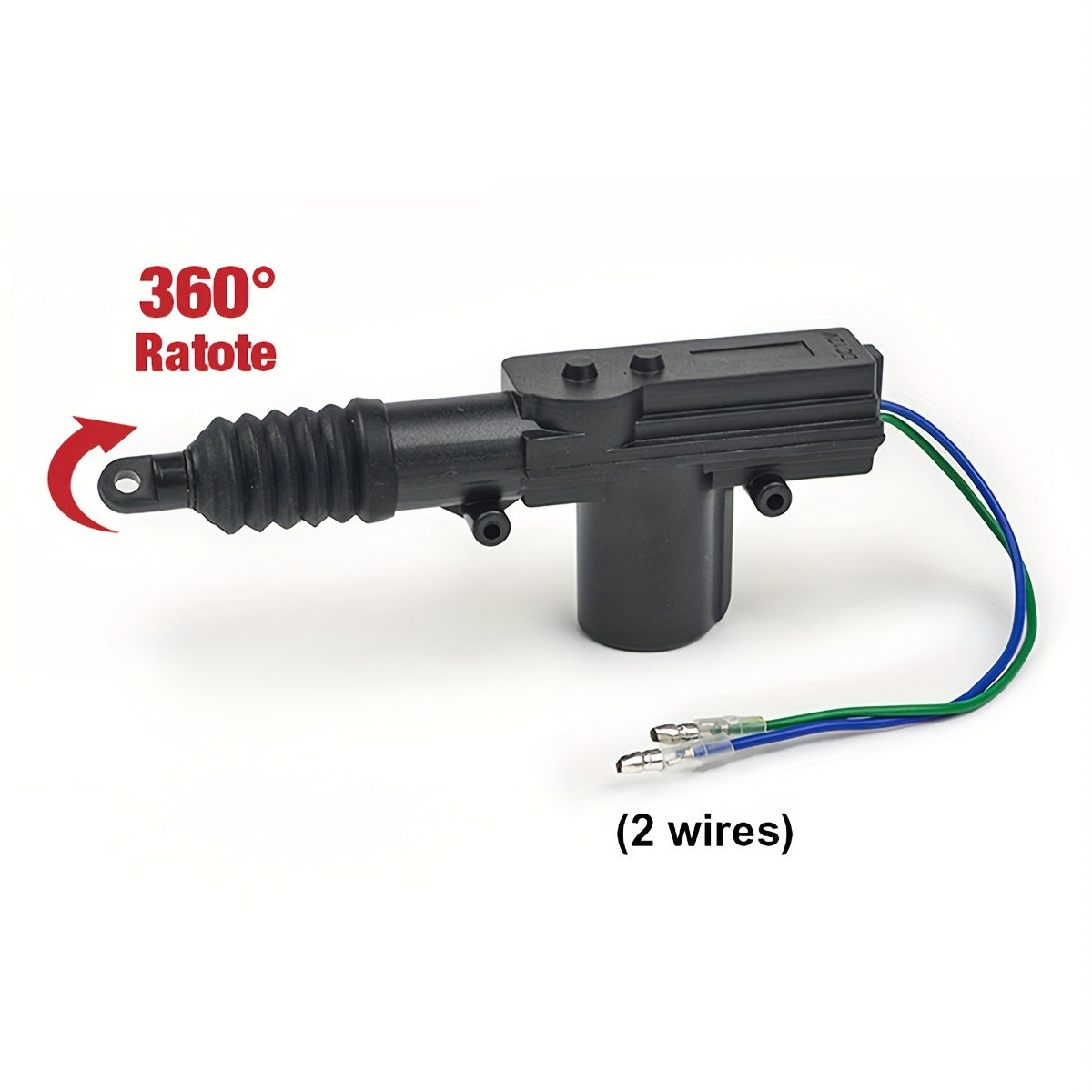 12V Avtomobil eshigi qulfi aktuator to'plami, markaziy qulflash uchun 2 ta sim bilan