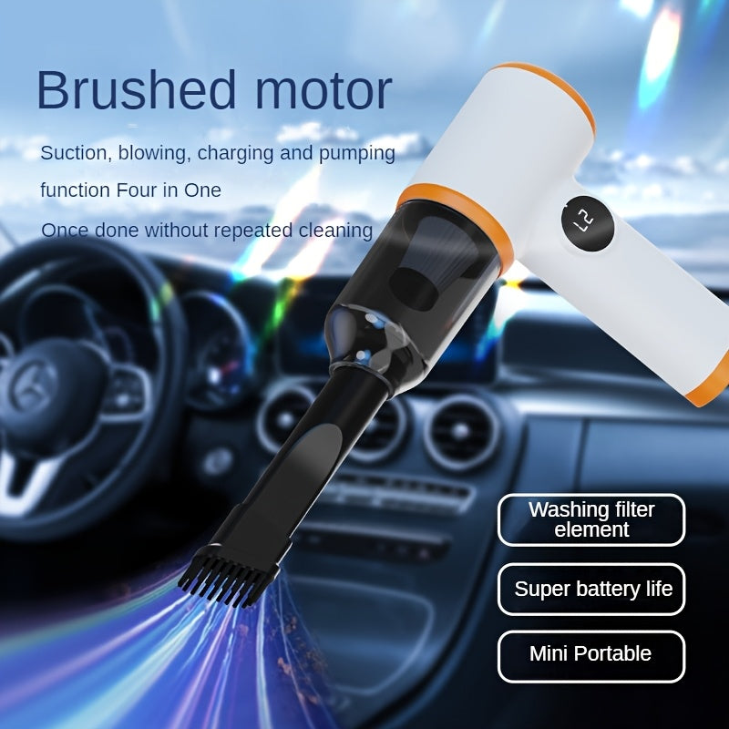 Handheld Wireless Vacuum Cleaner with Suction and Blowing Functions, Rechargeable Lithium Battery