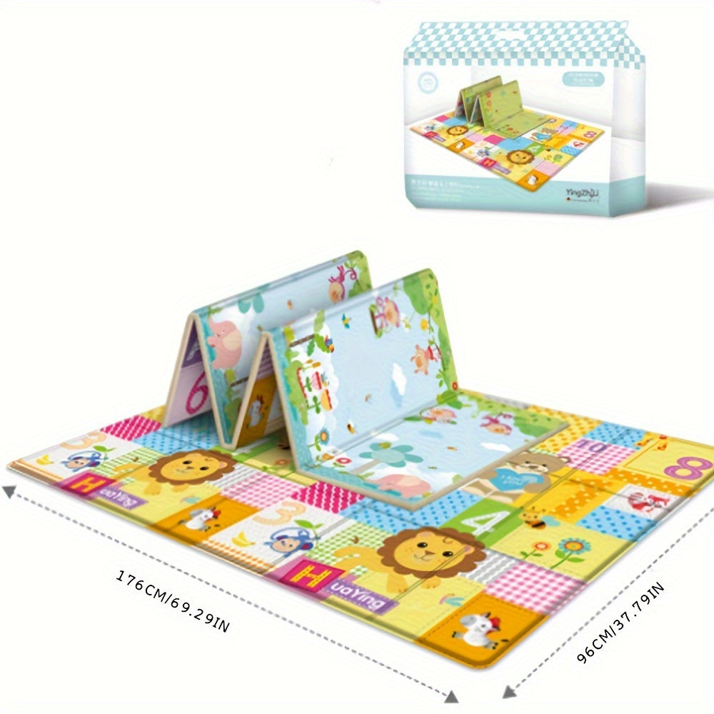 Baby Crawl Mat Foldable Odorless Soft Play Area for Children in Living Room