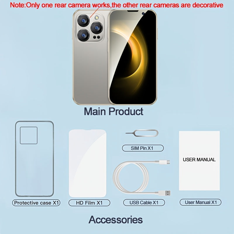 Мини смартфон 3.0 дюйма 2ГБ ОЗУ 16ГБ ПЗУ Dual SIM Распознавание лица Android 9.0