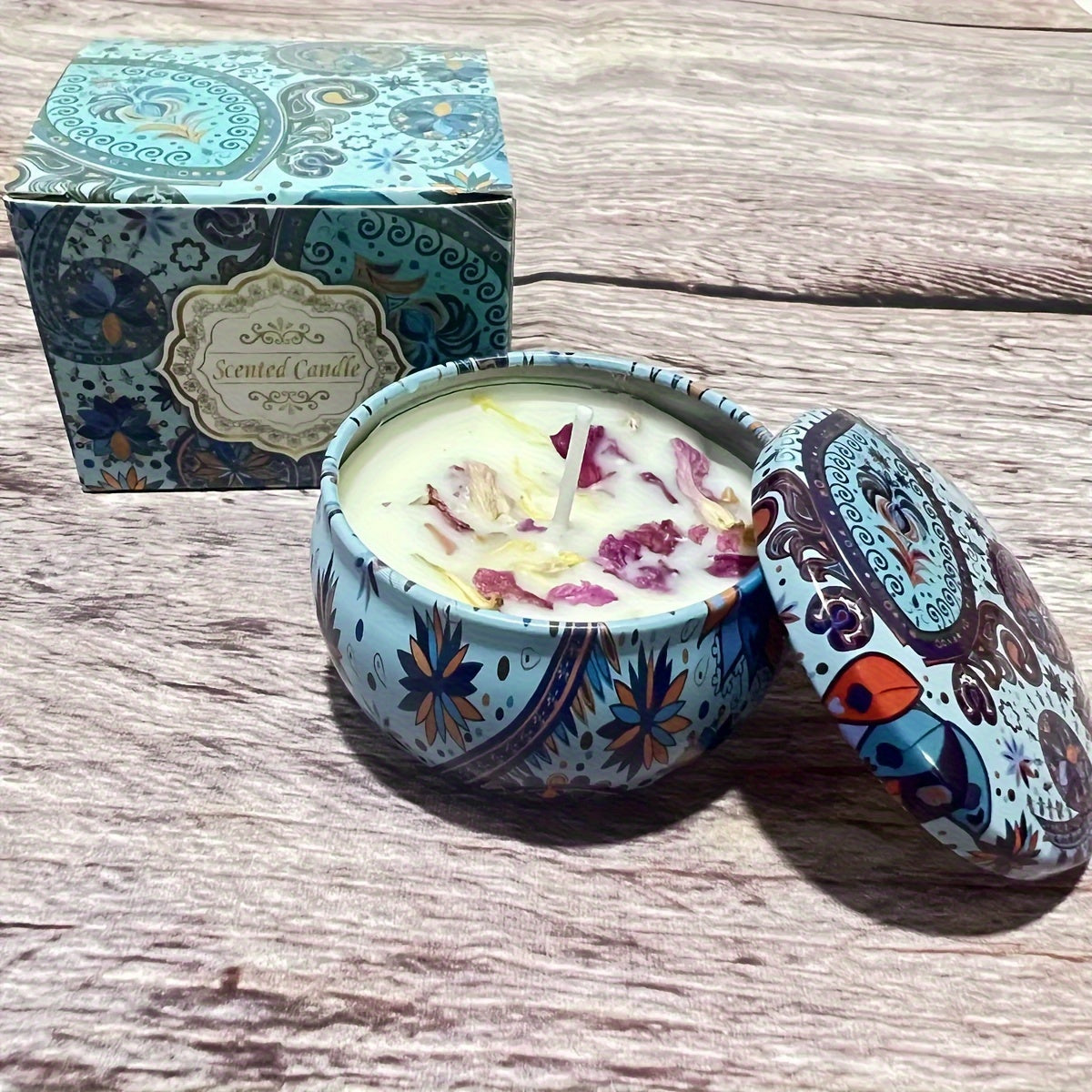 Quritilgan Gul Hidi Yozilgan Sham, 1.57*2.36 Dyuym, Yotoqxona uchun Aromaterapiya Uxlash Yordamchisi.