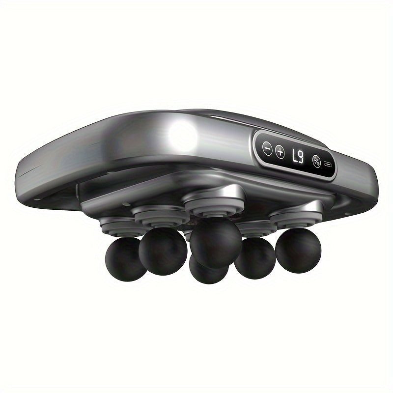 Professional 6-boshli fasiyal massaj quroli, yangilangan olti tayoq texnologiyasi, 9 rejim, 9 intensivlik darajasi, butun tanani chuqur yuqori chastotali tebranish, mushaklarni bo'shatish, USB orqali zaryadlash, 2000mAh