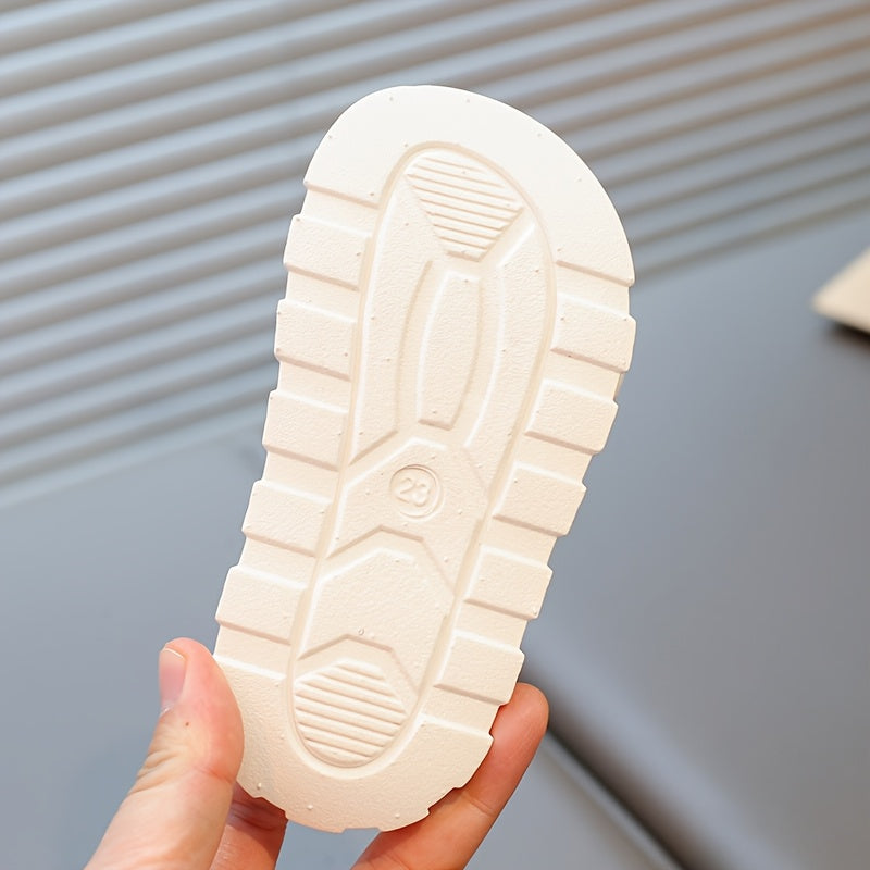 Girls Summer Breathable Sports Sandals with Double Buckle and Soft Sole