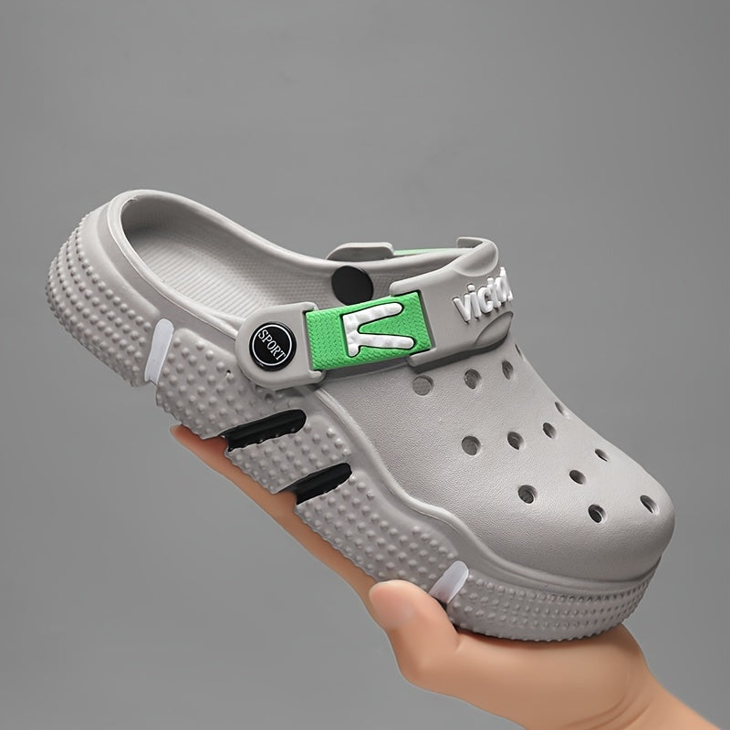 Kids Indoor Shoes Boys Girls Breathable EVA Slip-On Non-Slip Casual All-Season