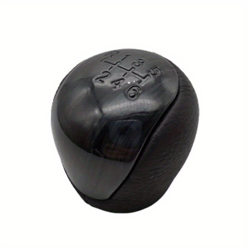 Premium xromlangan mexanik transmissiya uchun gear shift knopkasi, qora ABS