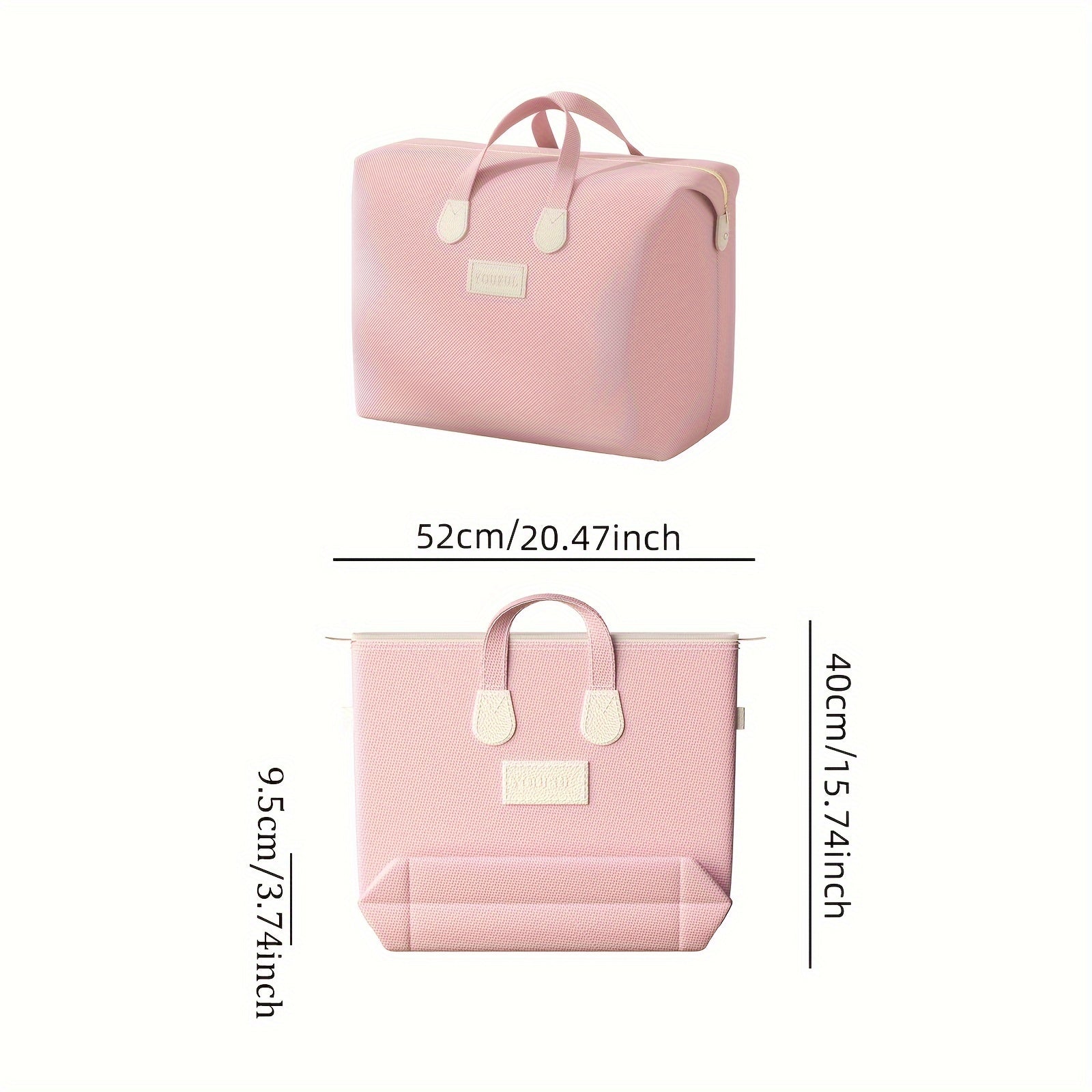 Fabric Storage Bag for Comforters Shoes and Clothes Lightweight Travel Organizer