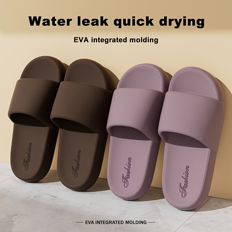 Women's Lightweight EVA Indoor Outdoor Slippers Thick Sole Quick-Dry Home Shoes