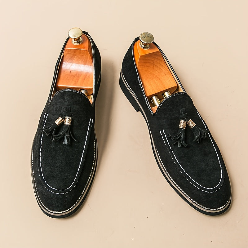 Men's Lightweight Tassel Loafers Slip-On Casual Shoes for Business Office Spring Summer Autumn