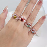 Turli ranglarda, to'y yoki nikoh uchun yuqori sifatli 925 sterling kumush Moissanite stacking va'da uzuklaridan tanlang. Ushbu uzuklar ayollar uchun mukammal sovg'a bo'lib, sertifikat va sovg'a qutisi bilan birga keladi.