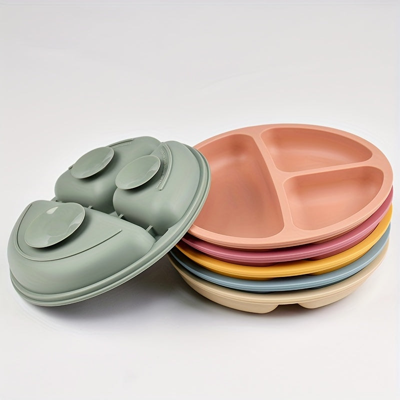 Набор детской силиконовой посуды: включает в себя тарелку с присоской, миску, нагрудник, вилку и ложку, стакан с трубочкой - без BPA и безопасен для детей от 0 до 3 лет - идеальный пасхальный подарок для малышей