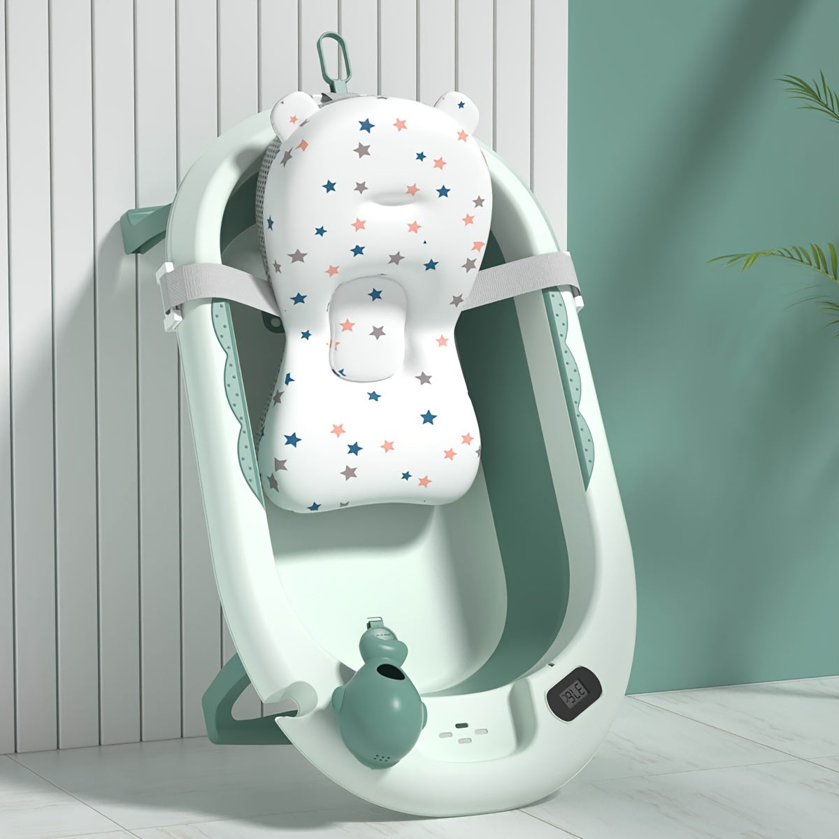 Baby Bathtub Foldable Cartoon Bathtub for Infants and Toddlers