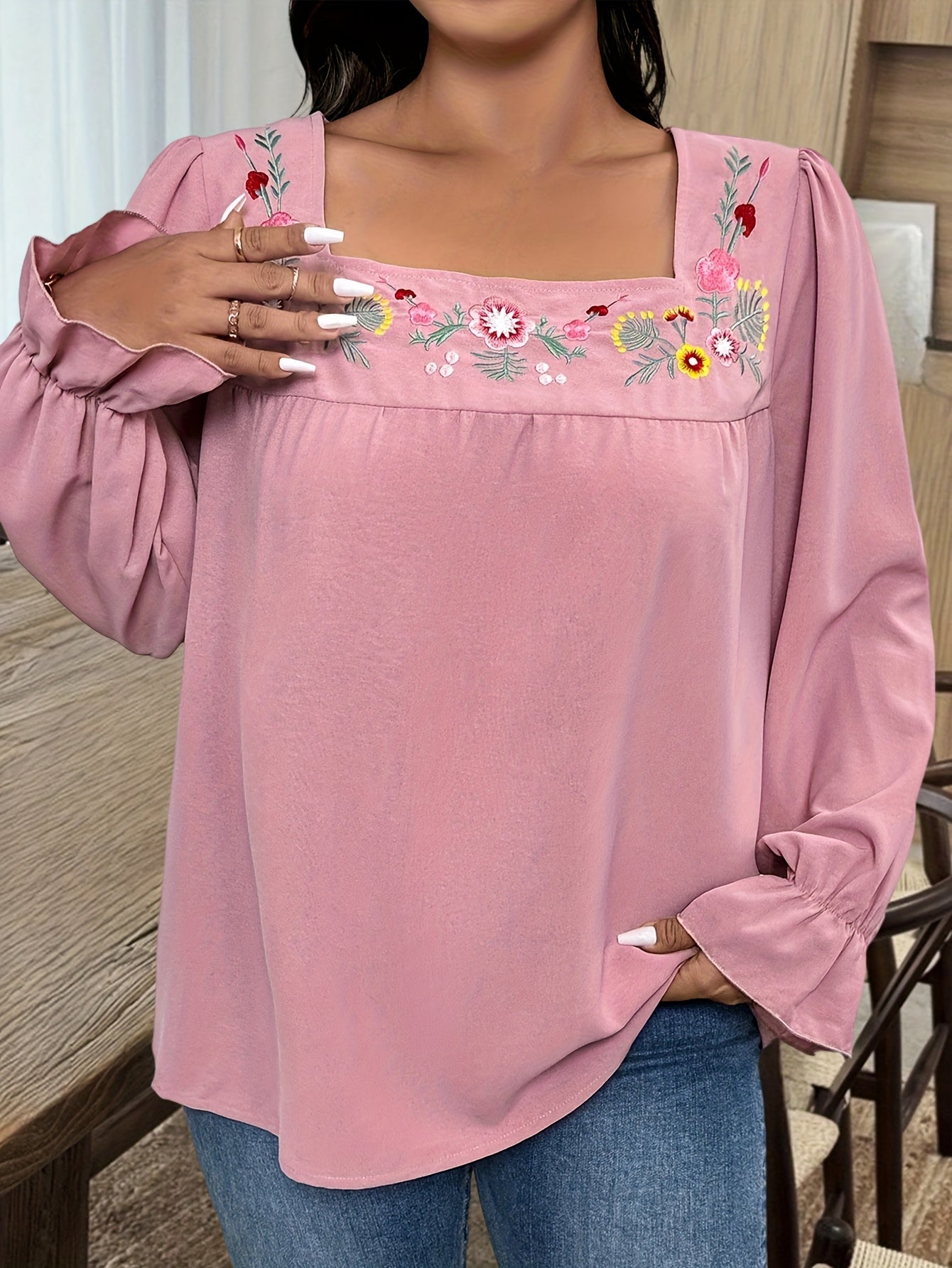 Plus o'lcham ayollar uchun xomashyo sariq bluz uzun qolli kundalik ko'ylak barcha mavsum uchun