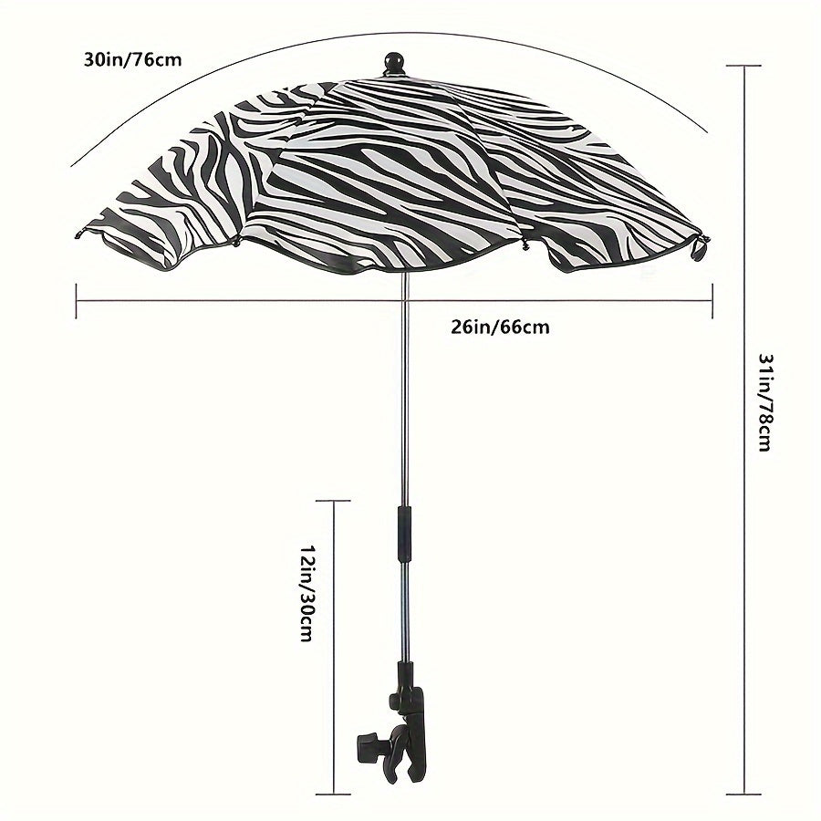 Summer Stroller Sunshade Umbrella with Sunscreen and UV Protection for Outdoor Use