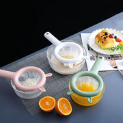 Yuqori sifatli nozik to'rli filtr - soya sutini, qahvani, yogurtni, sharbatni va sirka filtrlaydigan mustahkam plastik oshxona filtri - qulay quyish quvvati xususiyati