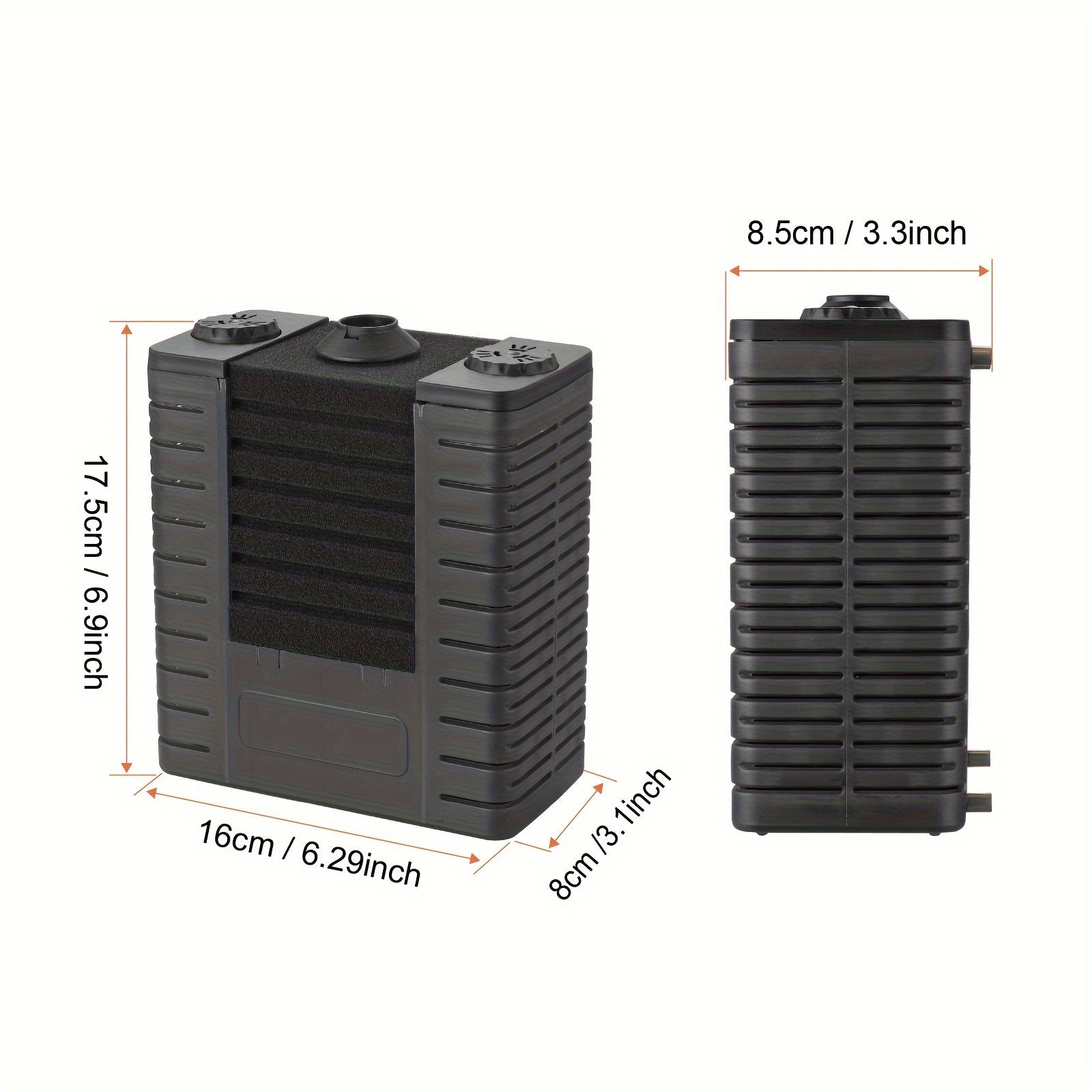 Silent Multifunctional Aquarium Water Pump with Built-in Filter for Fish Tanks