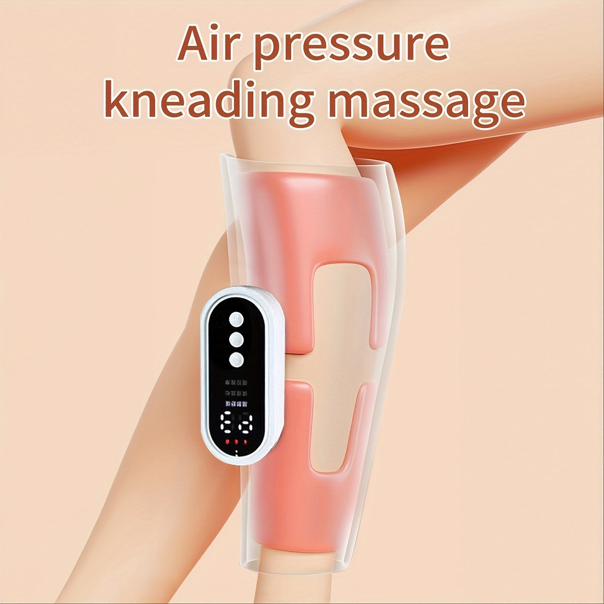 Calf Air Compression Massager with Heat 3 Modes Rechargeable Battery