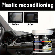 Cera de reparación plástica 150ml para tablero de coche, cuidado de neumáticos, asiento, potenciador de brillo