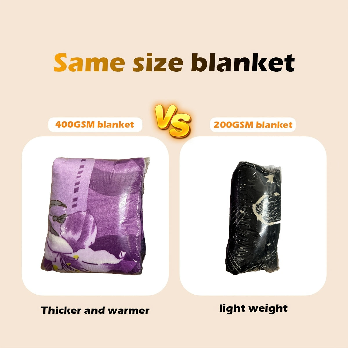 Double-Layer Ultra-Soft Blanket with Wave Pattern for All-Season Comfort