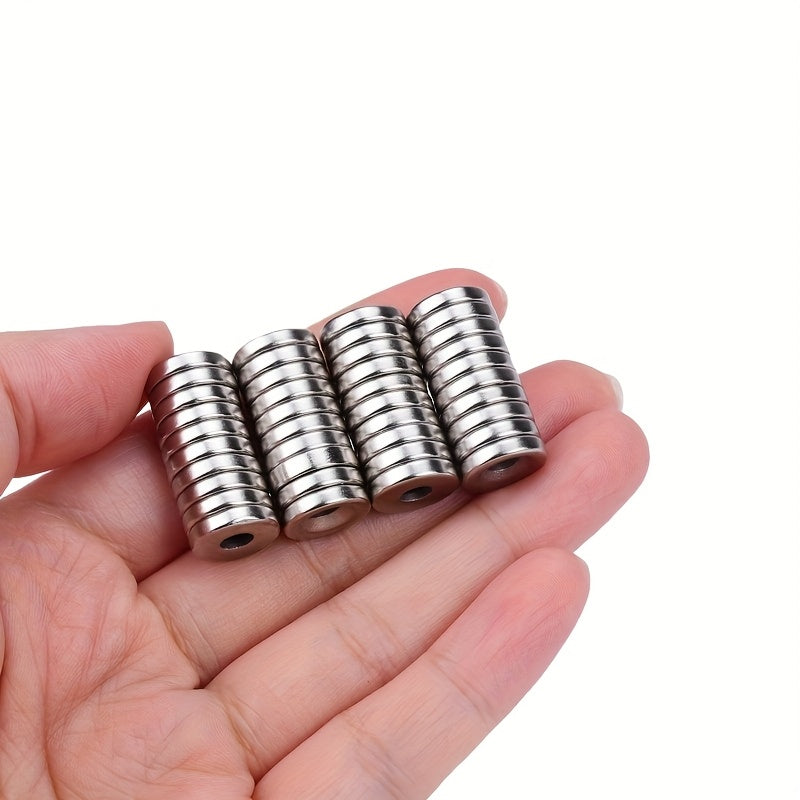 20 Heavy-Duty Neodymium Disc Magnets 12x3mm with 4mm Countersunk Hole for Tools and Home