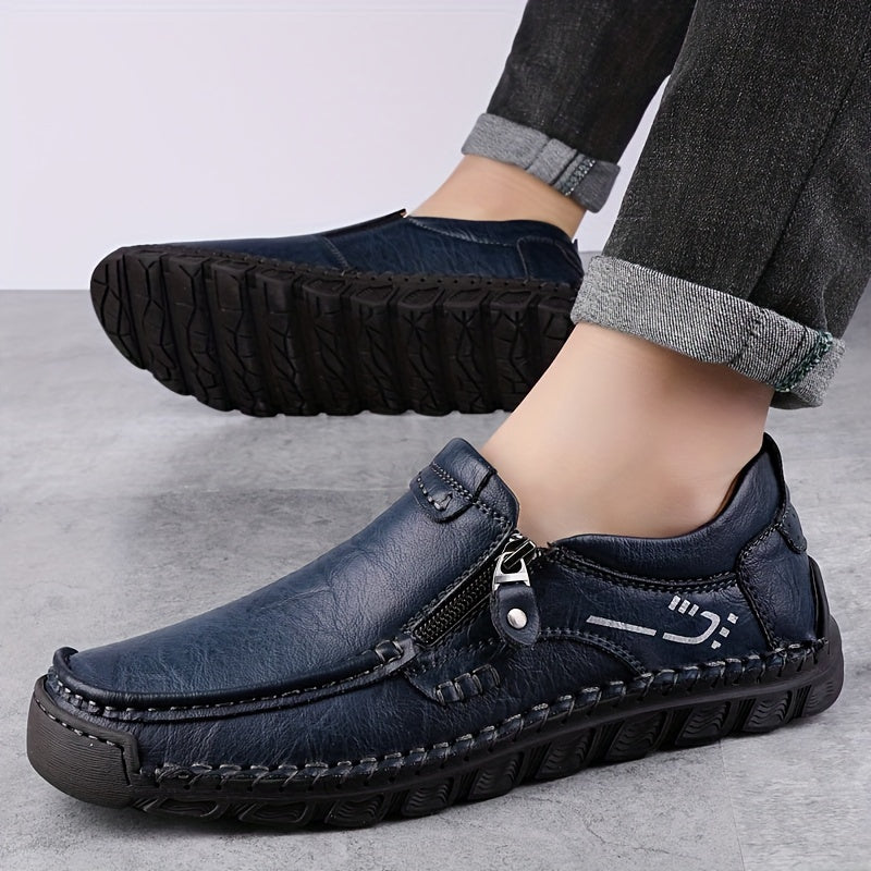 Men's Casual Loafers Non-Slip Rubber Sole Microfiber Synthetic Leather All-Season