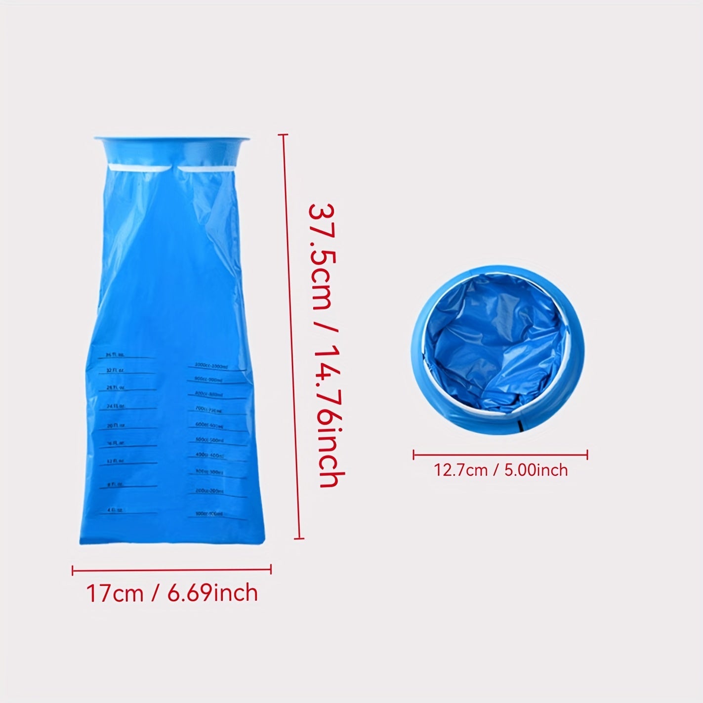 5Pcs Portable Disposable Vomit Bags for Travel Hospital School