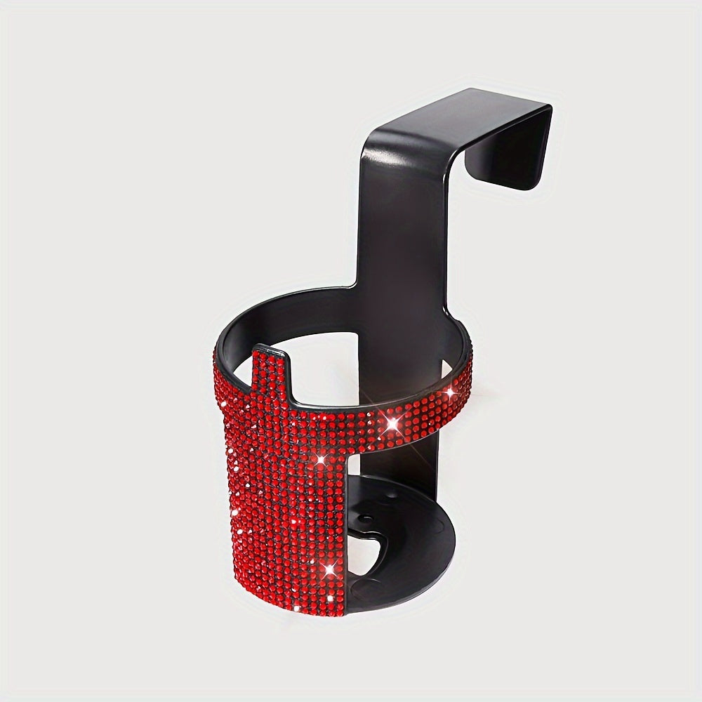 Universal Rhinestone Car Cup Holder for Beverage Cans and Cups