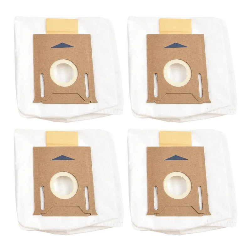 Replacement Paper Dust Bags for Robot Vacuum Cleaners 4-Pack Filters and Floor Attachment