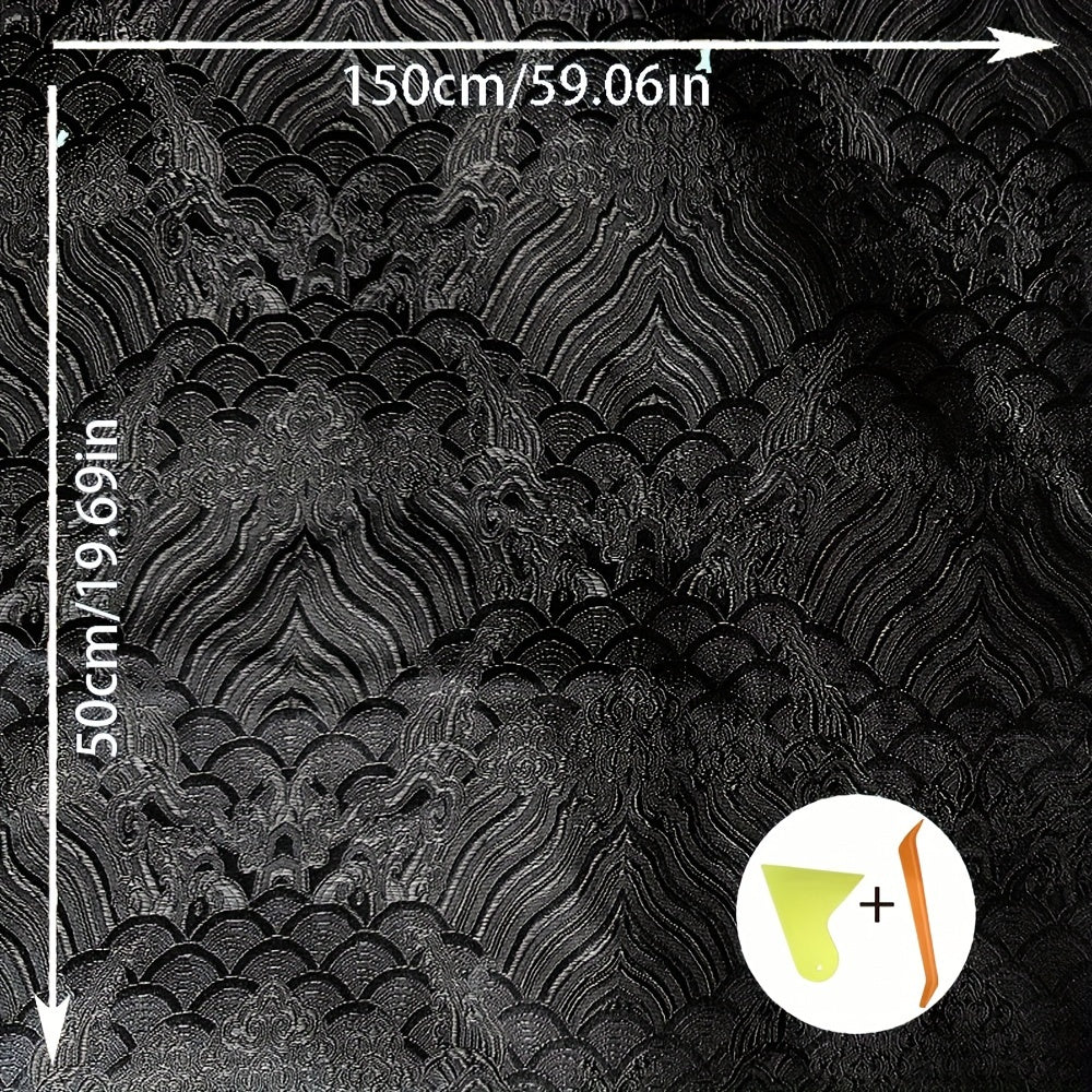 JDM ilhomlangan o'z-o'zidan yopishadigan avtomobil ichki dekorlari, tom va A ustunlari uchun zamonaviy tikuv va oltin folga aksentlari bilan multfilm dizaynlarida.