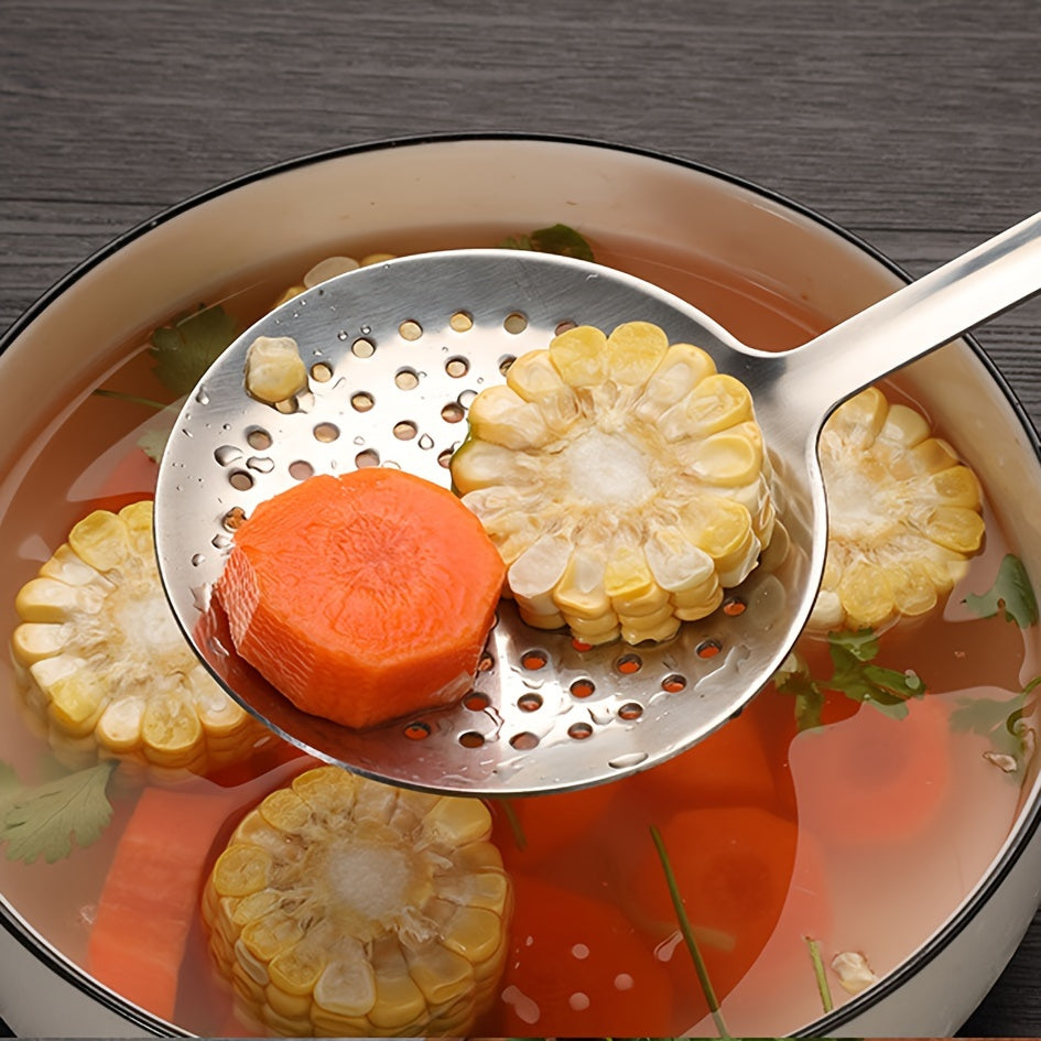 8-Piece Stainless Steel Kitchen Utensil Set with Comfortable Handles, Dishwasher Safe