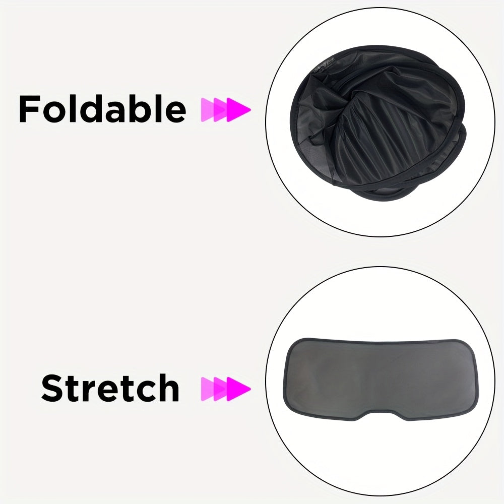 Foldable Car Window Sunshades Privacy Curtain for Trunk Back Sun Visor