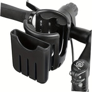 Wheelchair and Stroller Cup Holder 360° Rotating Water Bottle Holder