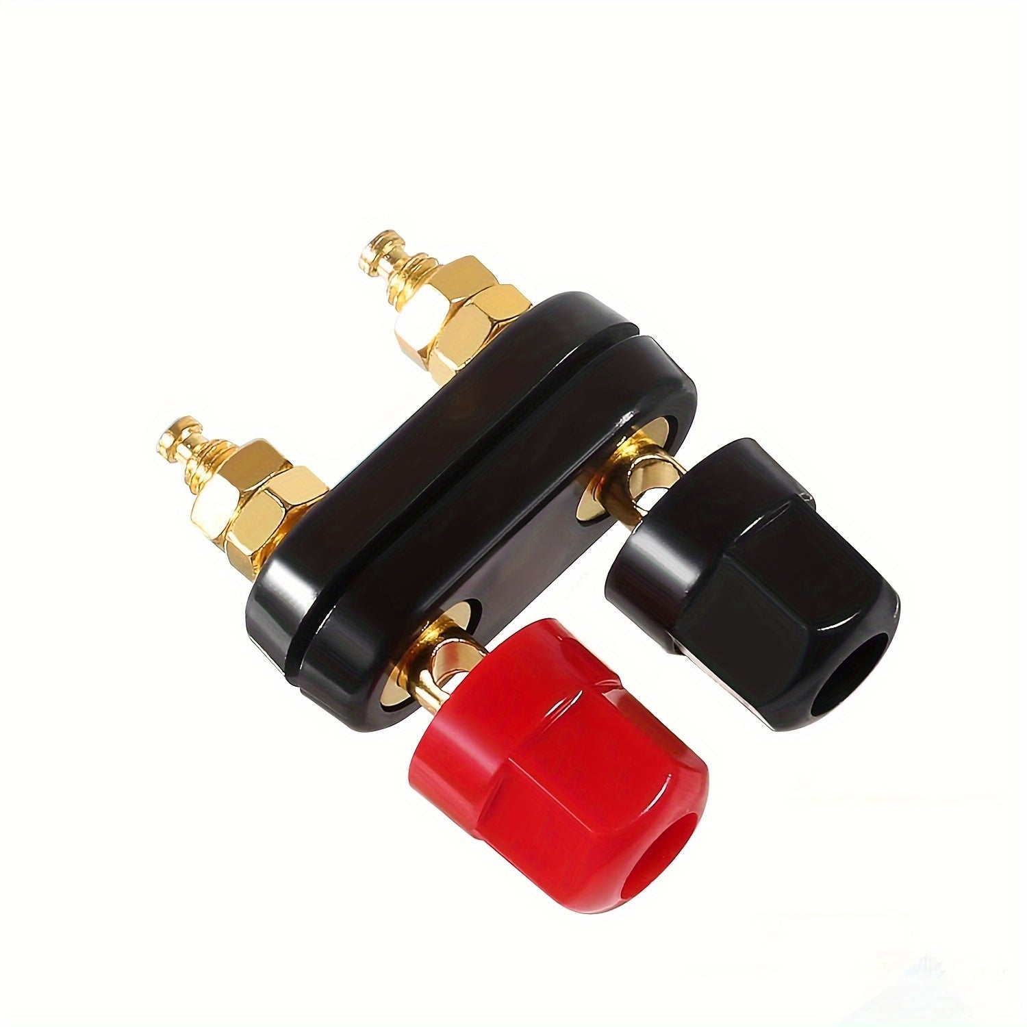 4MM Copper Banana Plug Jacks for Video Speakers Black Red Alloy Terminals