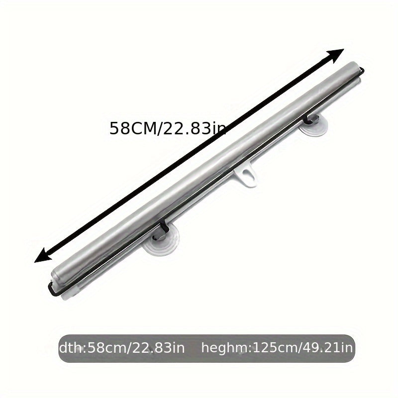 Universal Qora Rolli Qoplamali Sunshade uchun Avtomobil, Yotoqxona, Oshxona, Ofis uchun Suvga chidamli yopishtiruvchi tutqich
