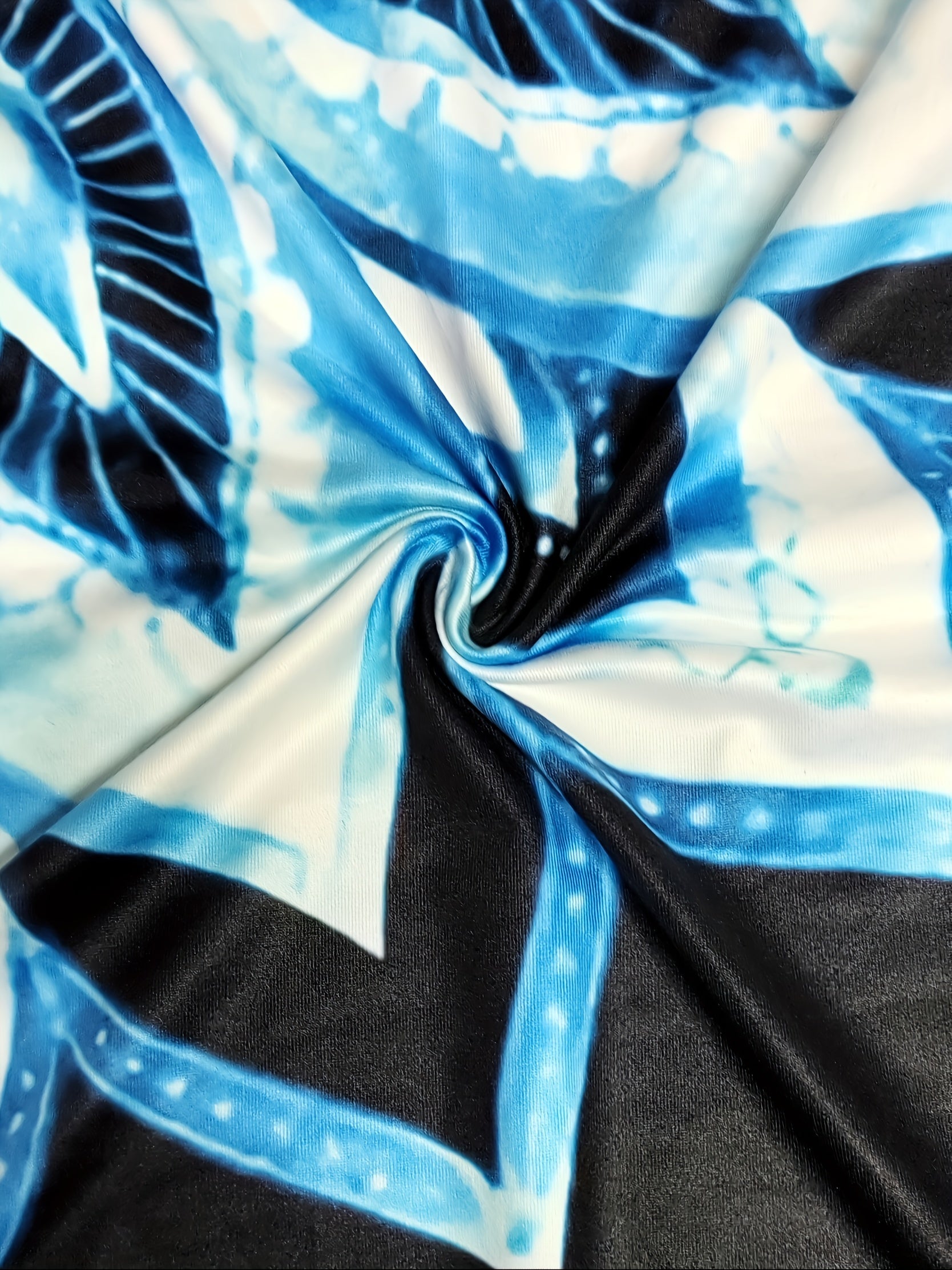 Plus Size Floral Print Cold Shoulder T Shirt for Women Spring Summer Casual Polyester