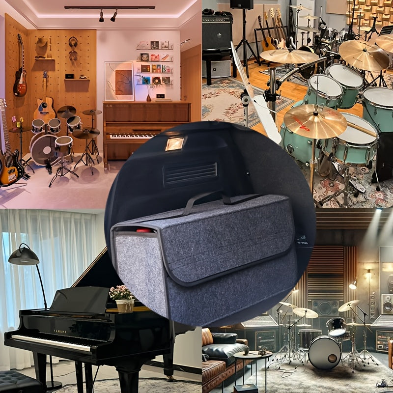 Складной органайзер для багажника автомобиля из войлока, портативная коробка для хранения, внутреннее убранство