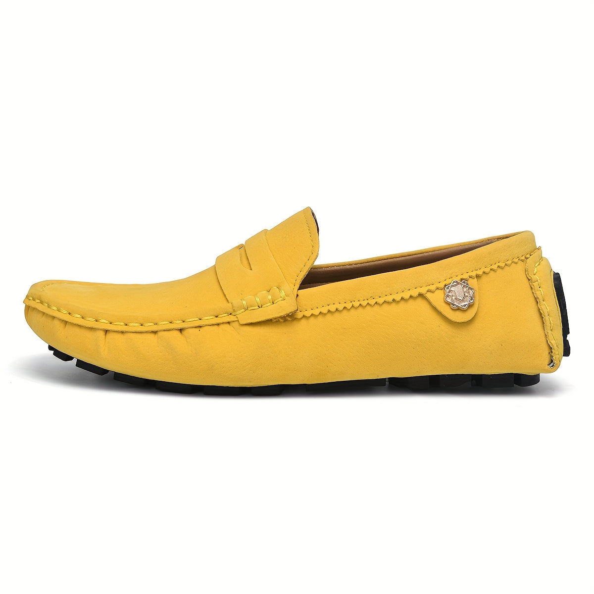 Men's Casual Loafers Microfiber Synthetic Leather Non-Slip Rubber Sole All-Season