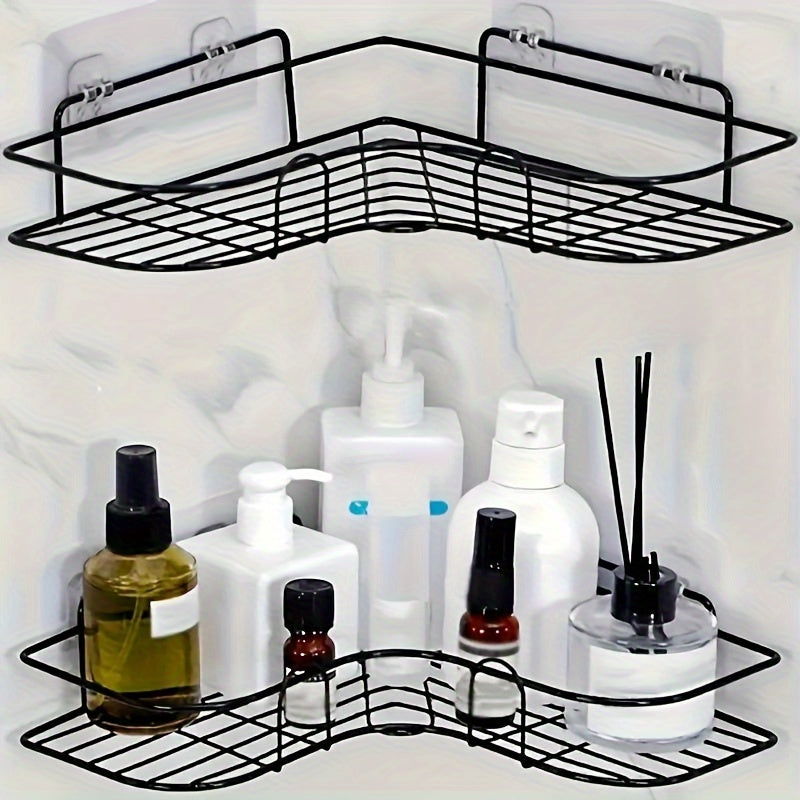 6-Pack Modern Plastic Wall Hooks for Kitchen and Bathroom Storage