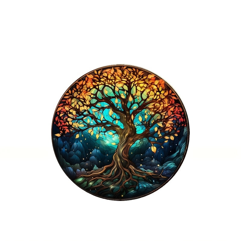 Tree-Inspired Acrylic Glass Wall Decor Pendant Chain for Bedroom Living Room Kitchen Balcony Hallway