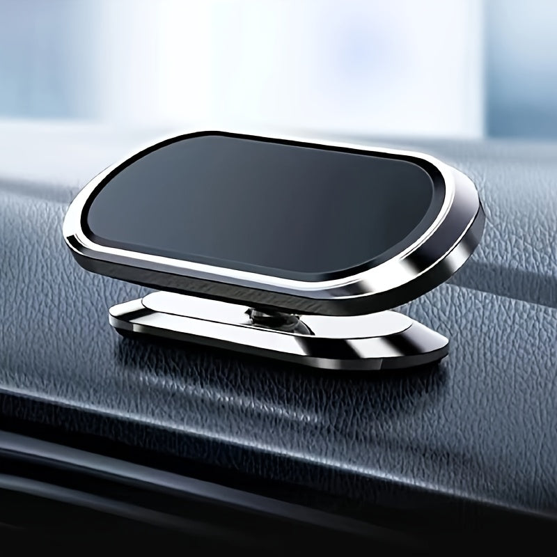 Universal Aluminum Alloy Car Mount with Magnetic Base for Smartphones