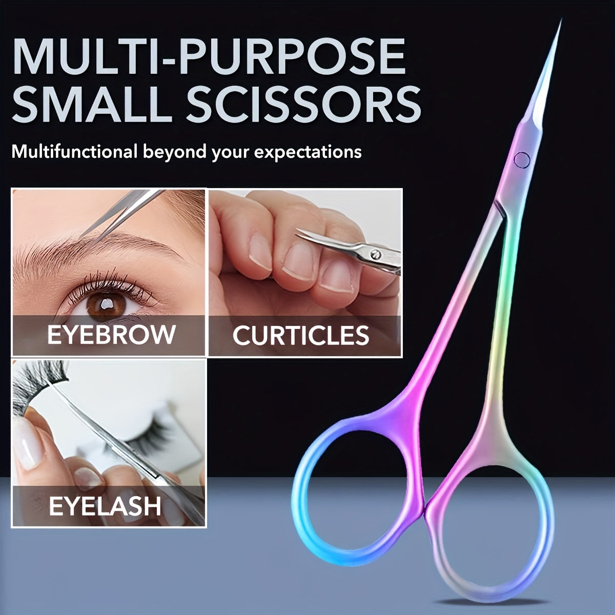 Nail Cuticle Scissors Stainless Steel Dead Skin Remover Manicure Tools