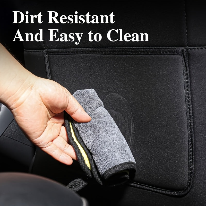 Universal Faux Leather Seat Back Protector for Tesla Model 3 and Y Scratch-Resistant Cover