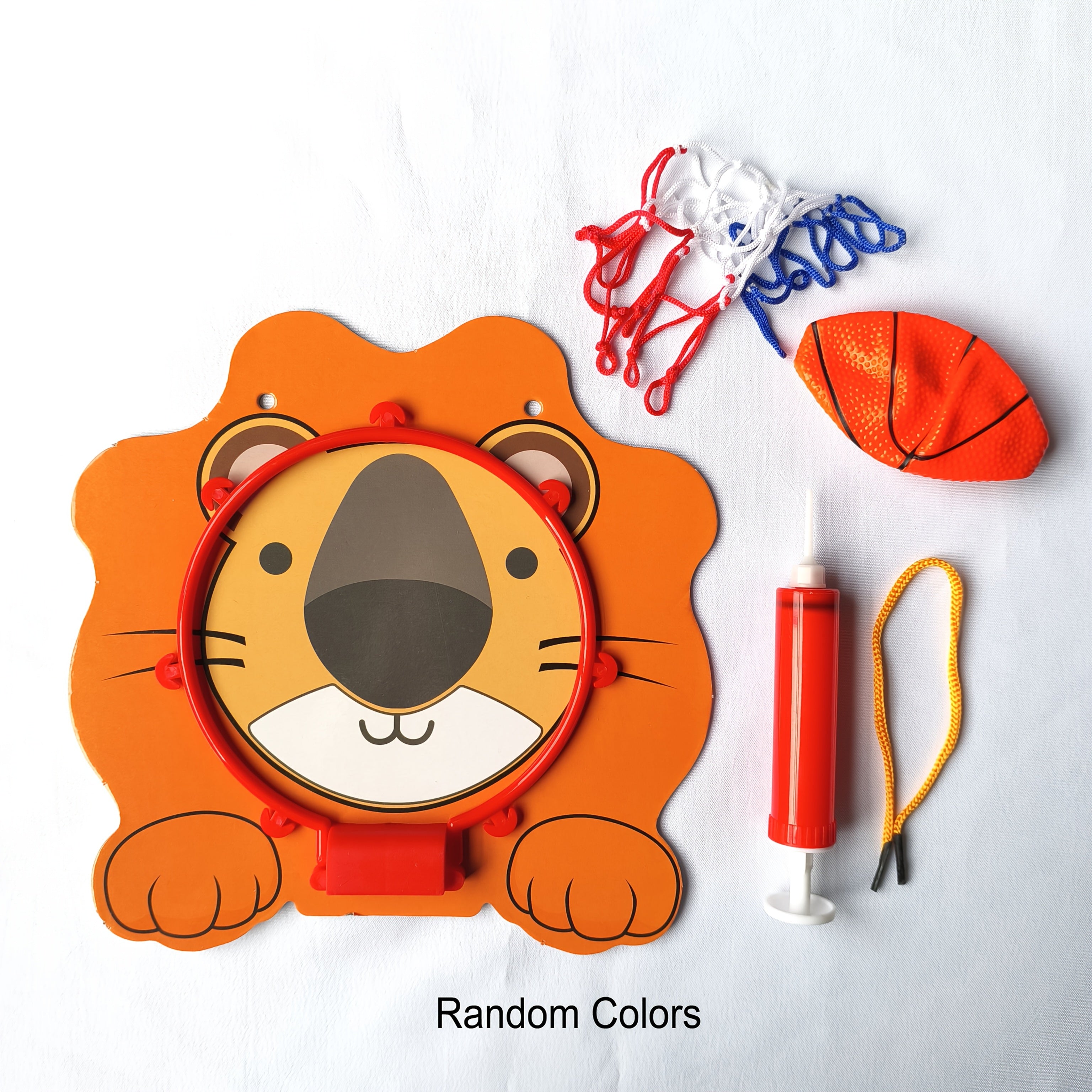 Children's Cartoon Animal Basketball Hoop Indoor Outdoor Easy to Install No Drilling