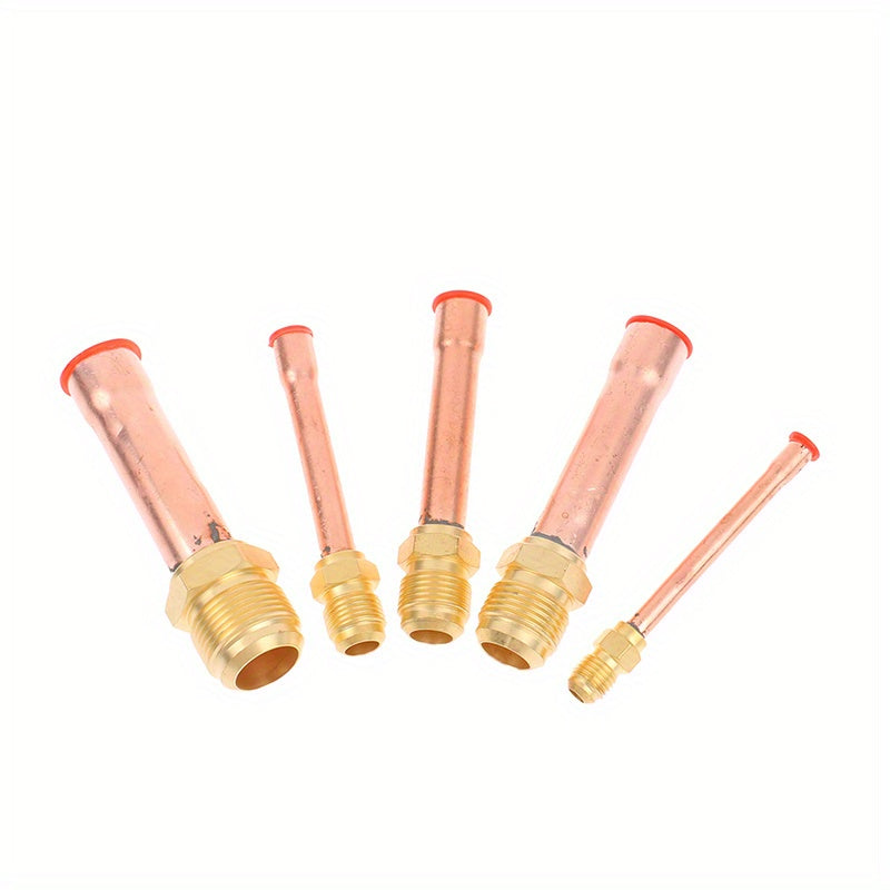 45 Degree SAE Flare Connector Copper Brass Fitting Adapter for HVAC and Home Appliances