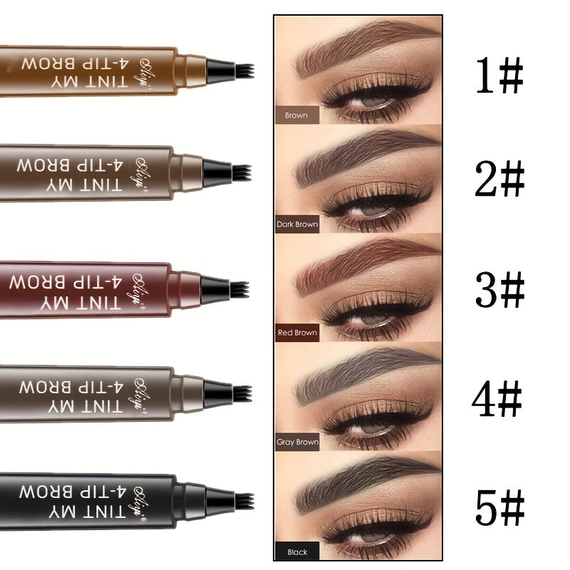 Women's Waterproof Eyebrow Pencil Set with 5 Colors
