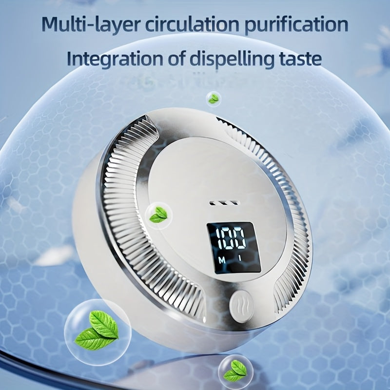 Air Purifier Usb Rechargeable Long-Lasting Silent Odor Eliminator for Home