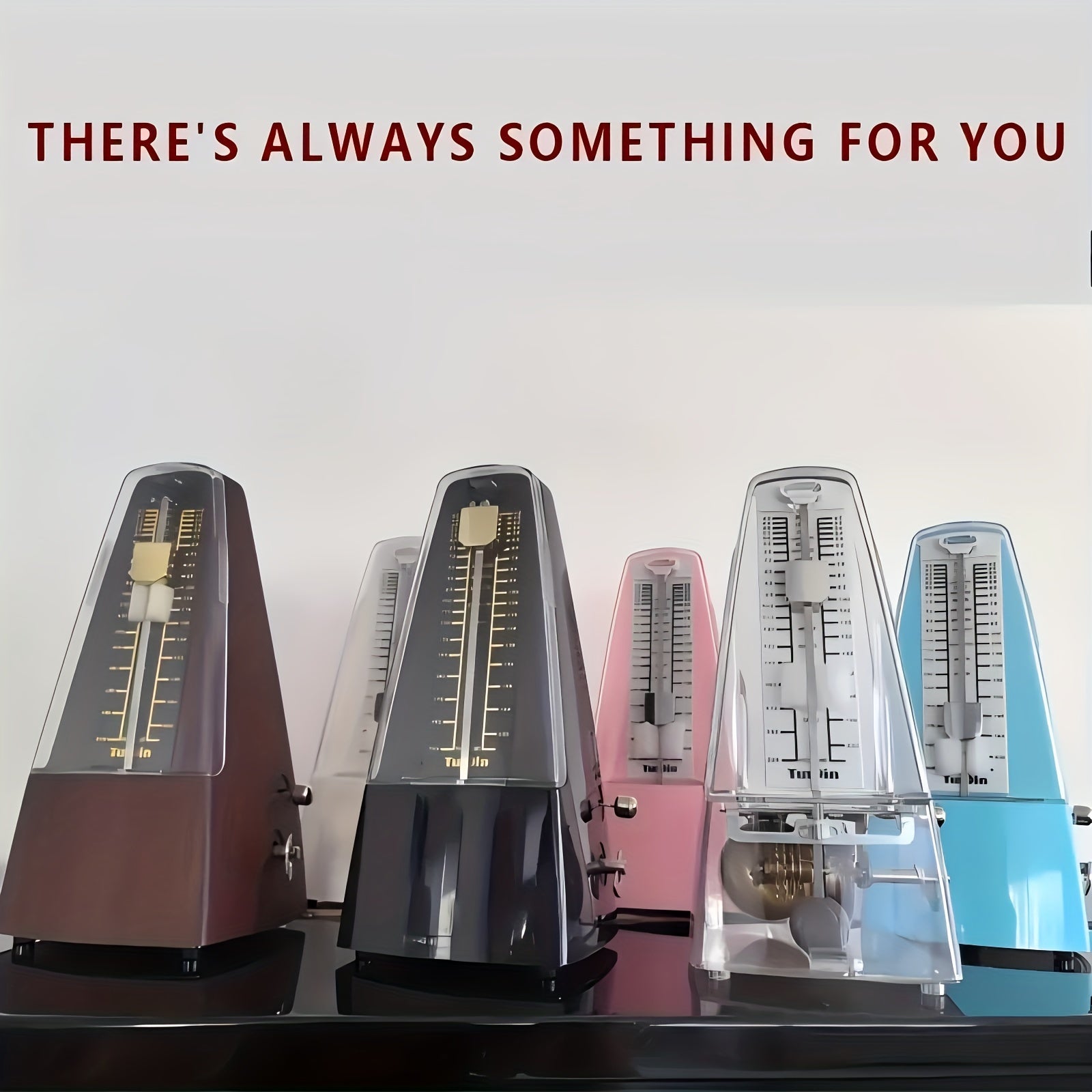 Vintage Copper Mechanical Metronome for Piano Guitar Violin in 4 Colors