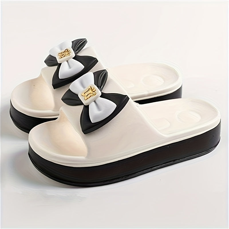 Women's EVA Slide Sandals Open-Toe Cushioned Casual Indoor Slippers